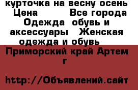 курточка на весну-осень › Цена ­ 700 - Все города Одежда, обувь и аксессуары » Женская одежда и обувь   . Приморский край,Артем г.